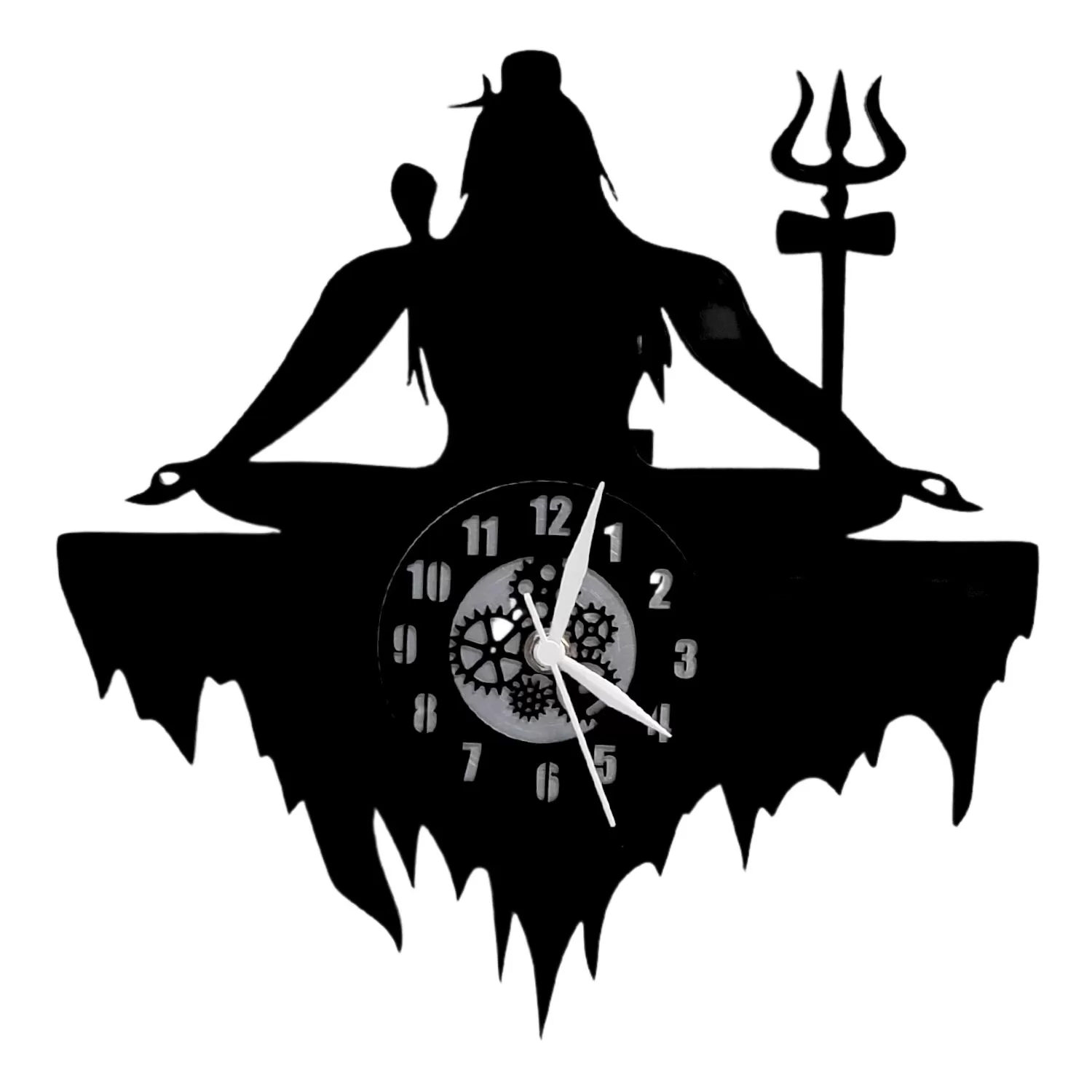 mahadev-12-premium-plexiglass-glossy-black-wall-clock-urban-qraft