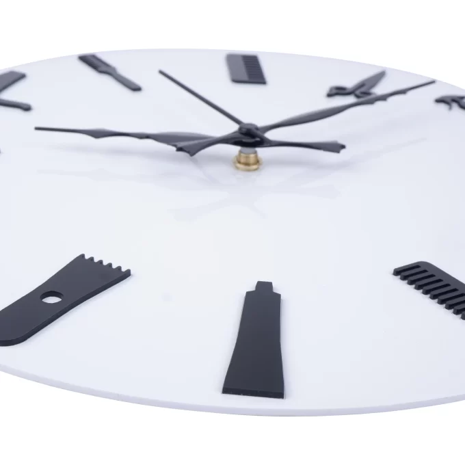 American White Wall Clock , 12″ Plexi Glass