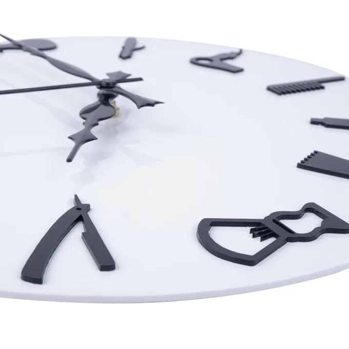 American White Wall Clock , 12″ Plexi Glass