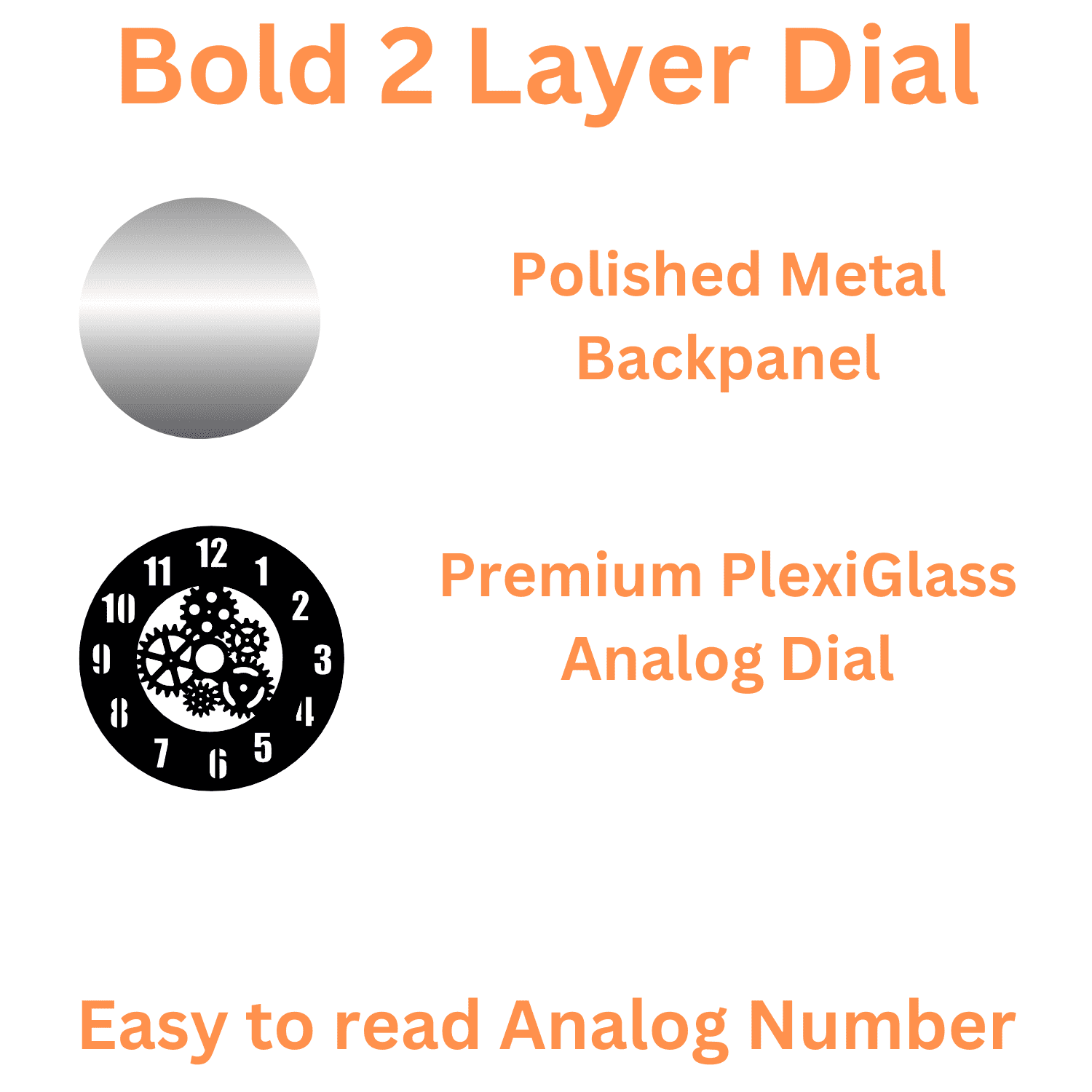 Girl Salon 12″ Numbered Wall Clock, Black